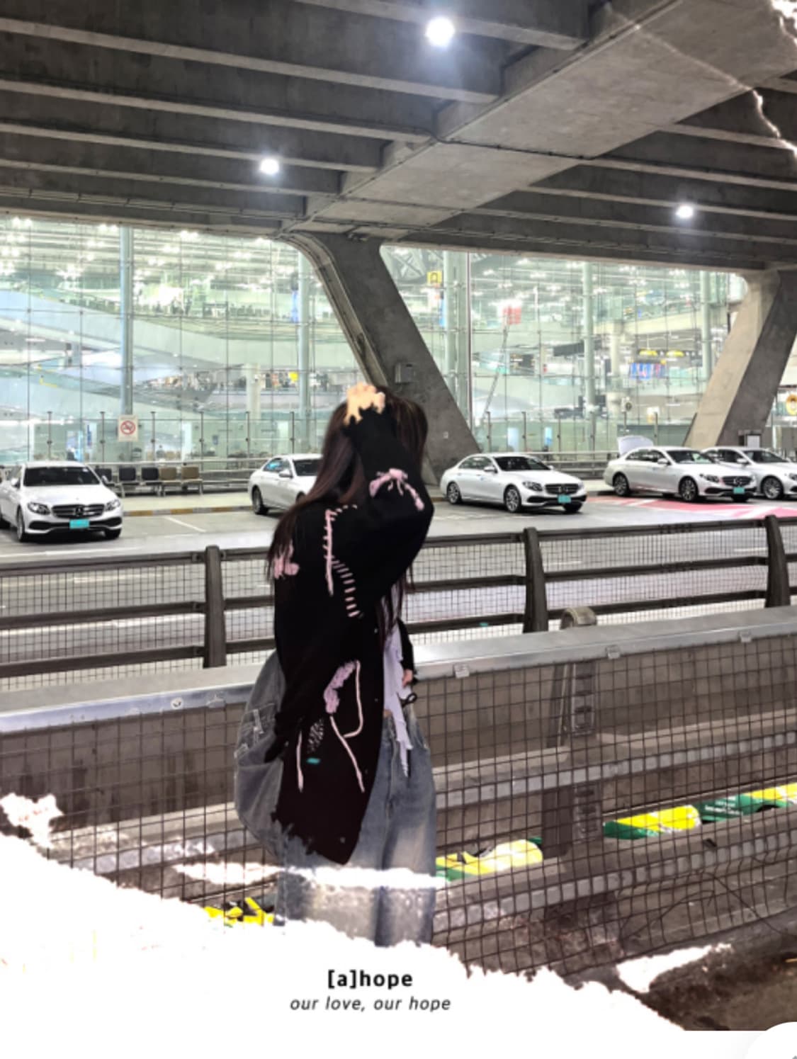 김아홉 그런지 나비 태슬 가디건 + 나시 세트  상품이미지5