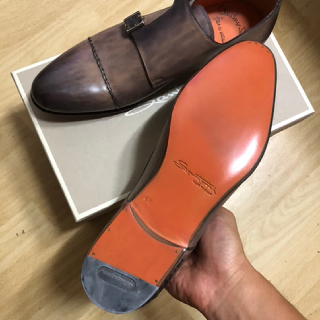 SANTONI 산토니 더블몽크 구두 상품이미지2