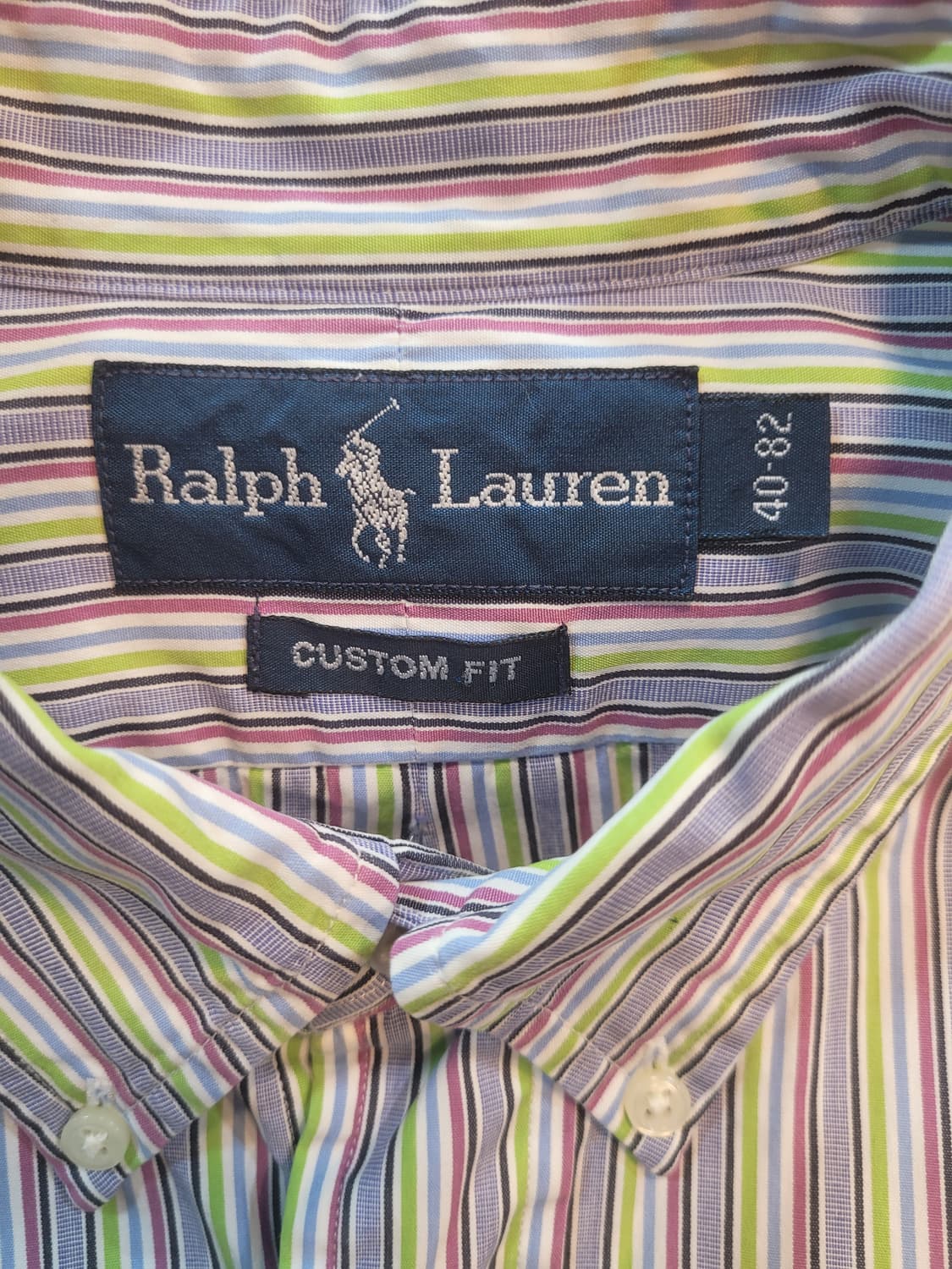 폴로 랄프로렌 스트라이프 셔츠 커스텀 핏 40-82 상품이미지4