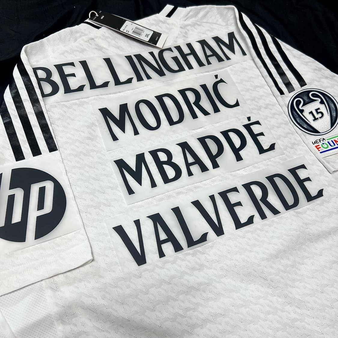 무료 마킹,패치) 어센틱 24-25 레알마드리드 홈 유니폼 챔스ver 상품이미지1