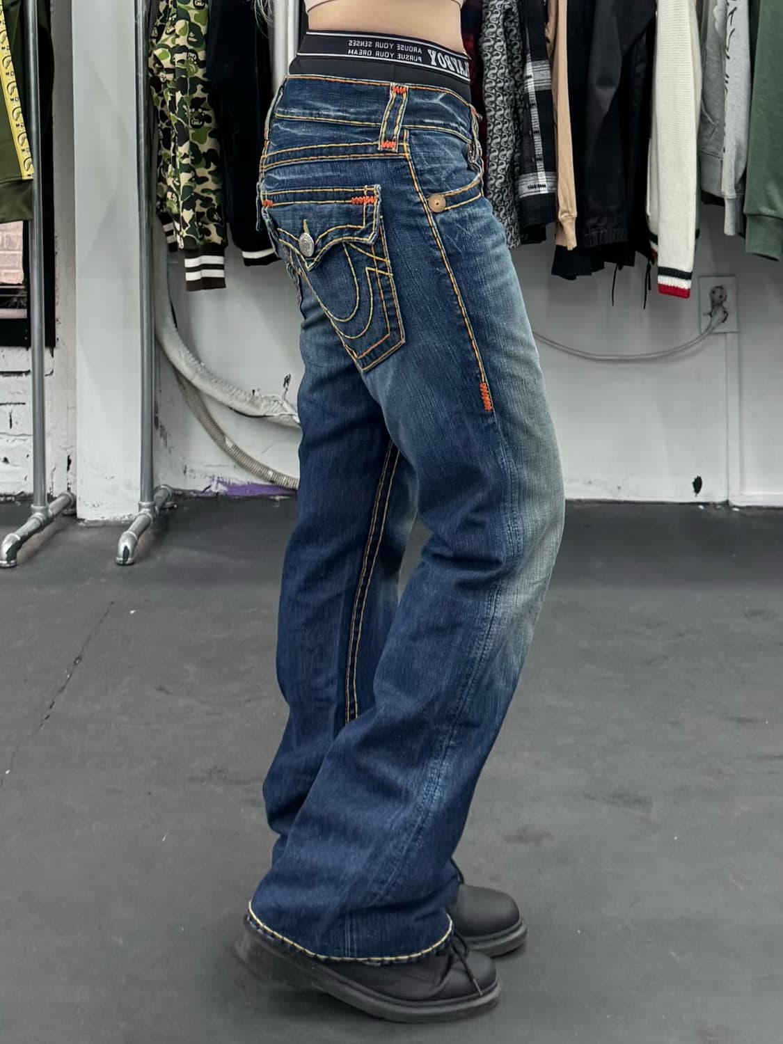 트루릴리전 빌리 슈퍼티 데님팬츠 상품이미지5