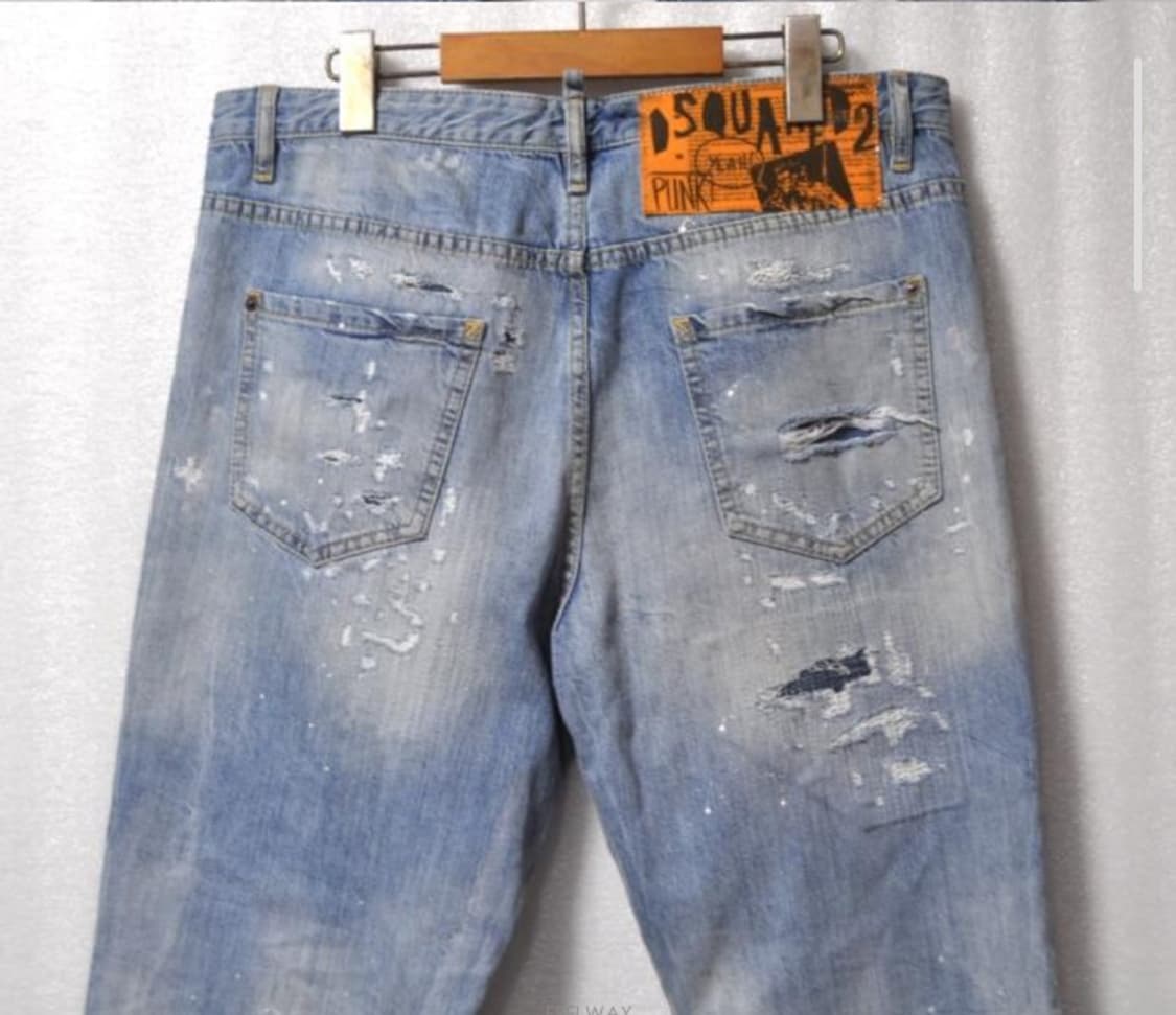디스퀘어드/남성디스트로이드팬츠(허리30) 상품이미지4