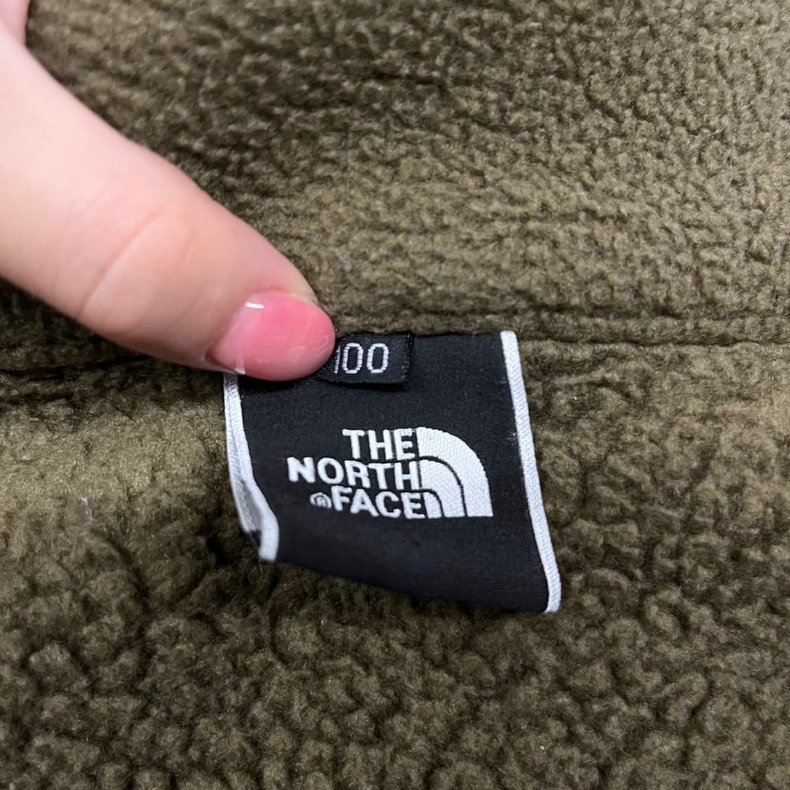 노스페이스 카키 후리스 100 상품이미지5