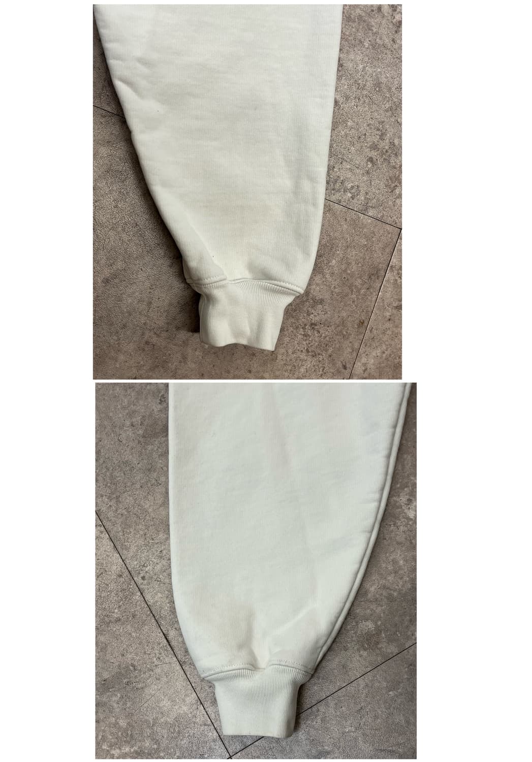 발렌시아가 웨이브로고 후드티 화이트 S  #csz1837 상품이미지10