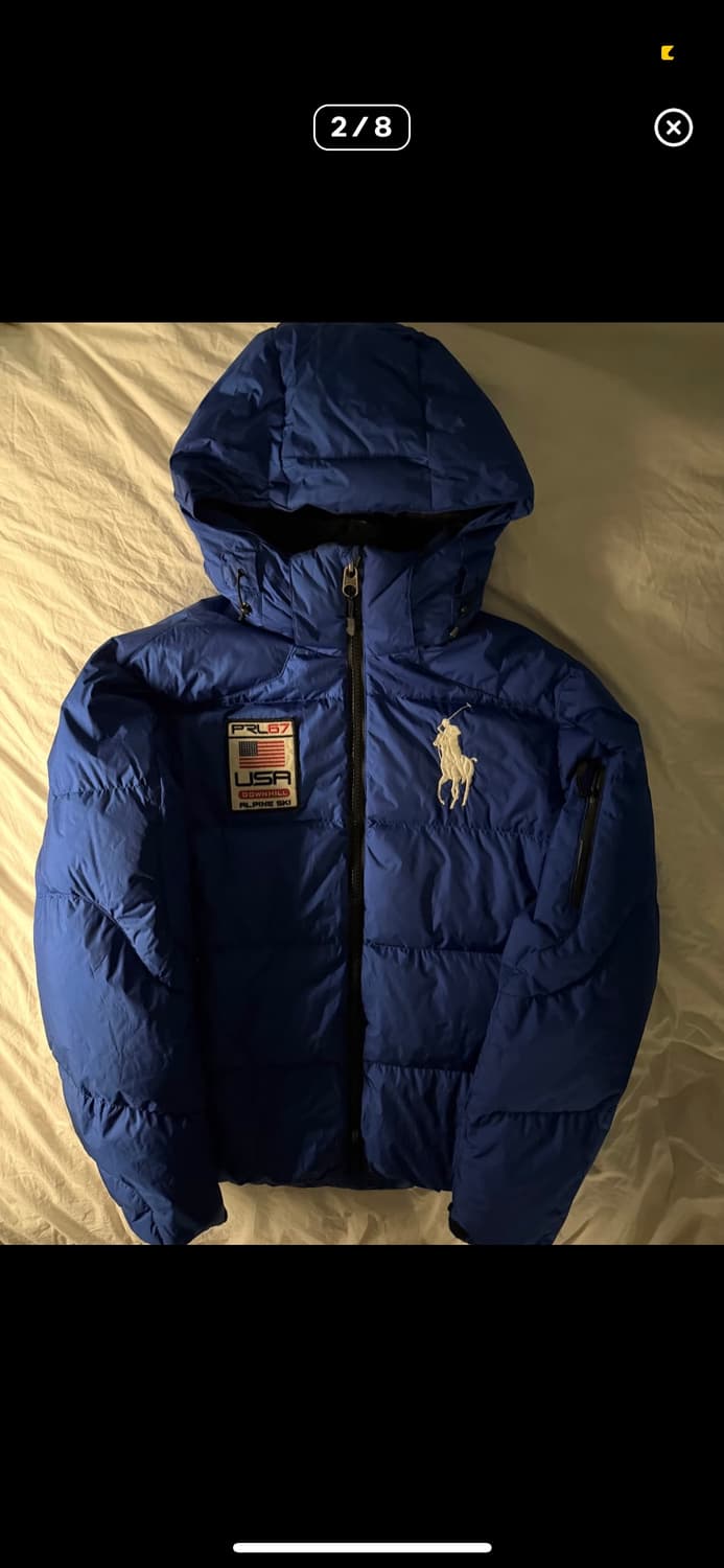 폴로 빅포니 성조기 패딩 상품이미지2