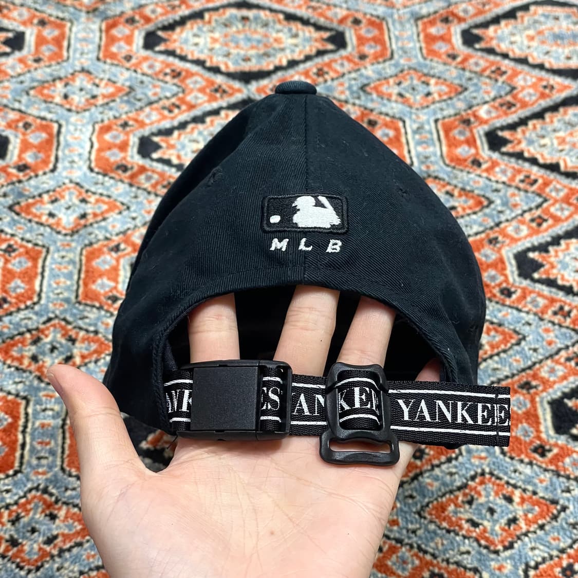 MLB 뉴욕 양키스 스펠로고 블랙 볼캡 FREE 상품이미지3