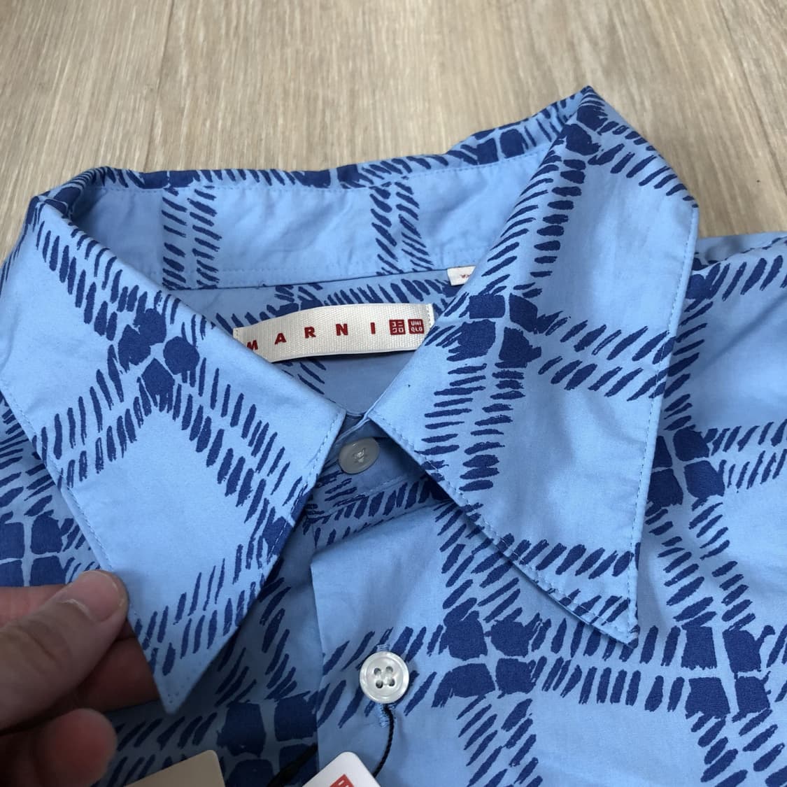(XXL) 새상품 유니클로 X 마르니 MARNI 오버사이즈 프린트 셔츠 상품이미지9