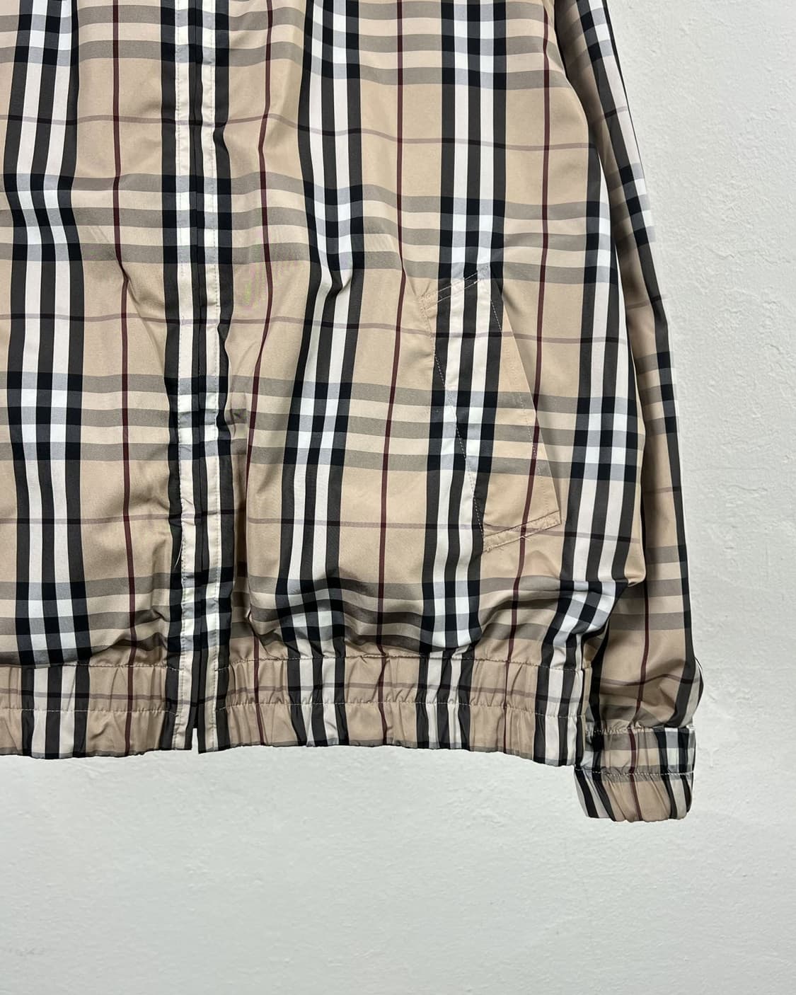 버버리 리버서블 노바 체크 카라 해링턴 자켓 상품이미지6