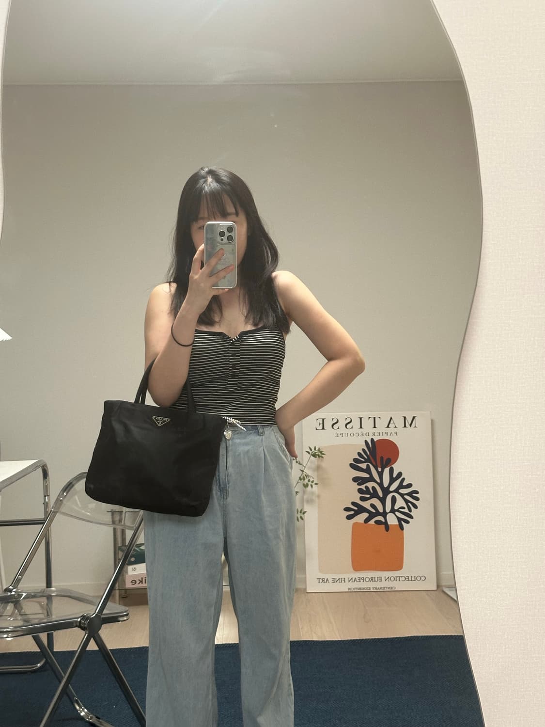 프라다 포코노 나일론 토트백 상품이미지3