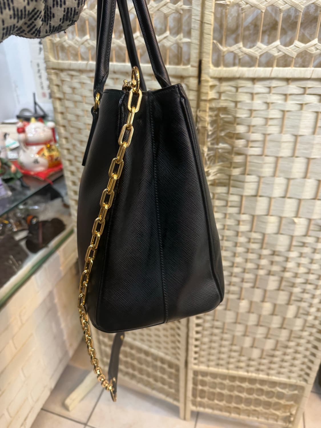 정품 프라다 사피아노 럭스 2way백 팝니다 상품이미지5