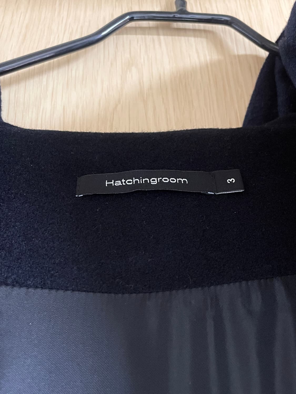 해칭룸 후디드코트 다크네이비 3사이즈 상품이미지4