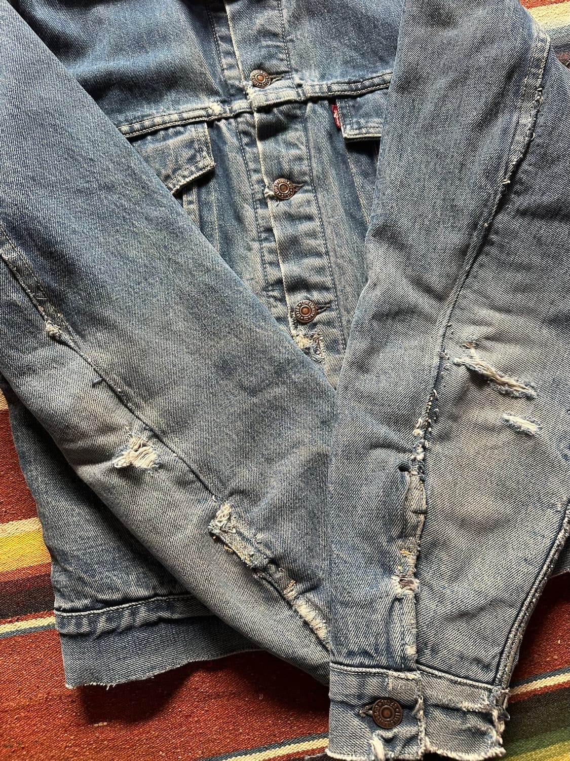 60s USA Levis 557xx 559xx Denim Jacket 상품이미지6