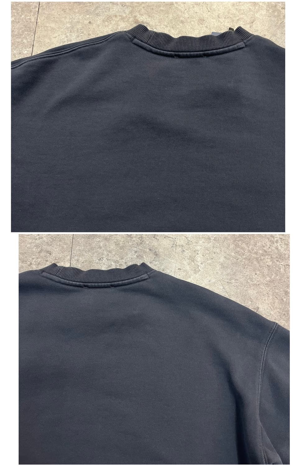 마리떼 프랑소와저버 크롭 맨투맨 차콜 M #csz4053 상품이미지8