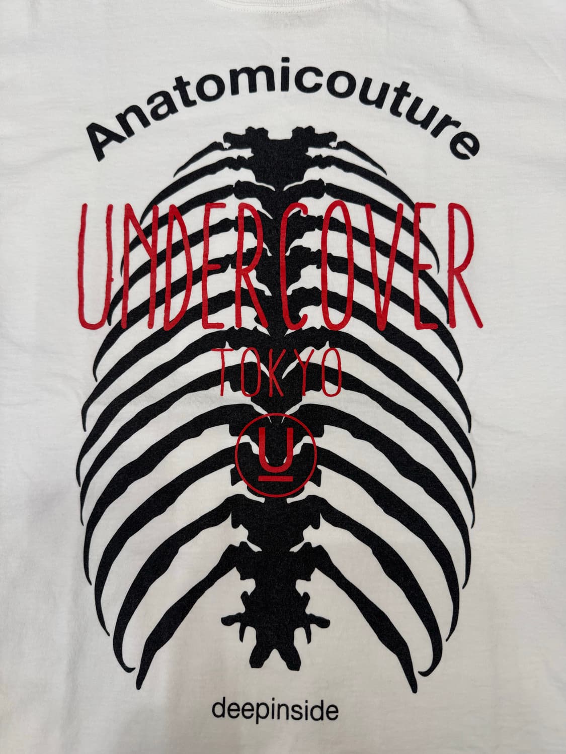 [2] 언더커버 Anatomicouture 티셔츠 화이트  상품이미지3
