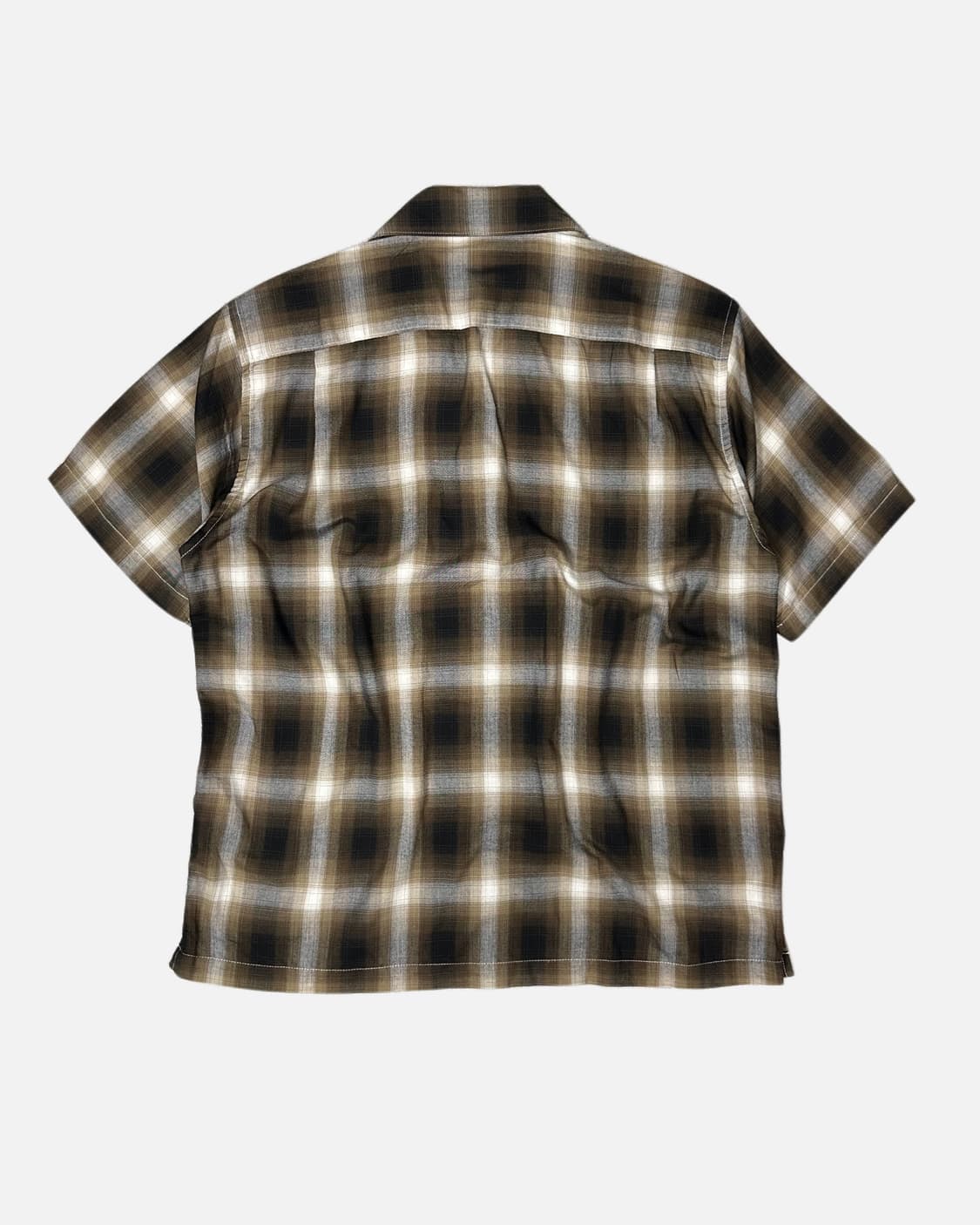 fade check open collar shirt 상품이미지4
