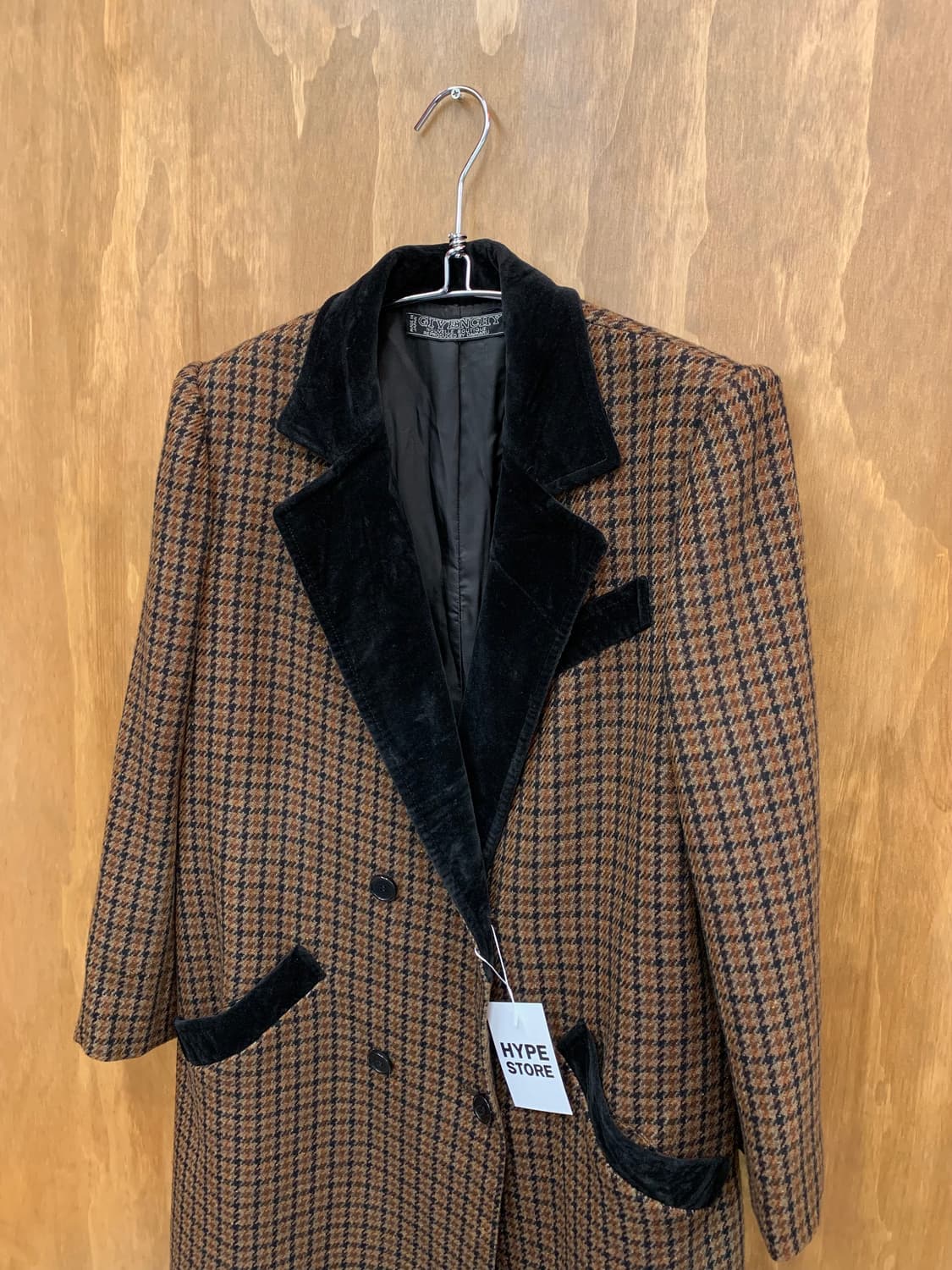 지방시 하운드체크 캐시미어 더블 코트 상품이미지3