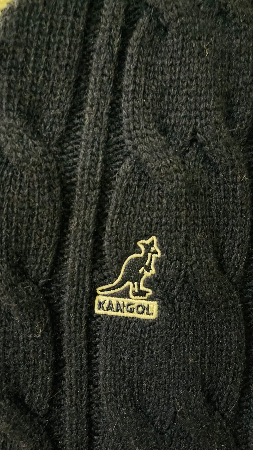 캉골 프레피 베이직 니트 조끼 M 네이비 상품이미지3