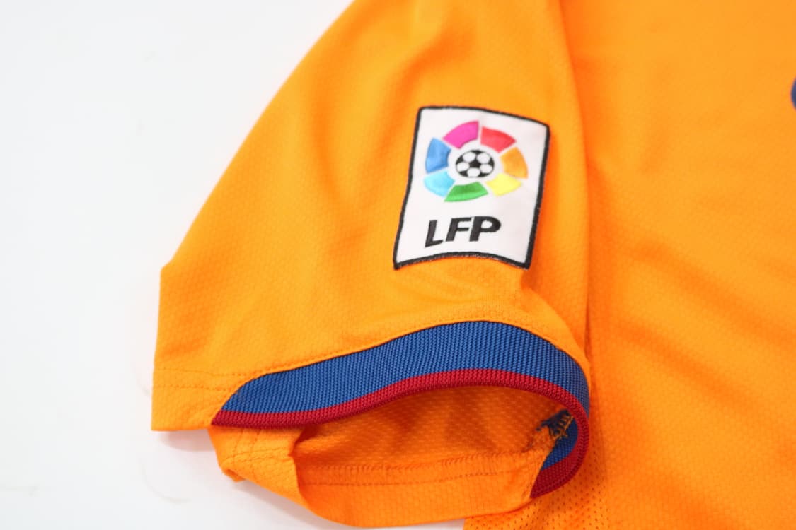 FC 바르셀로나 05-06 어웨이 오렌지 축구 유니폼 반팔티셔츠 (L) 상품이미지5