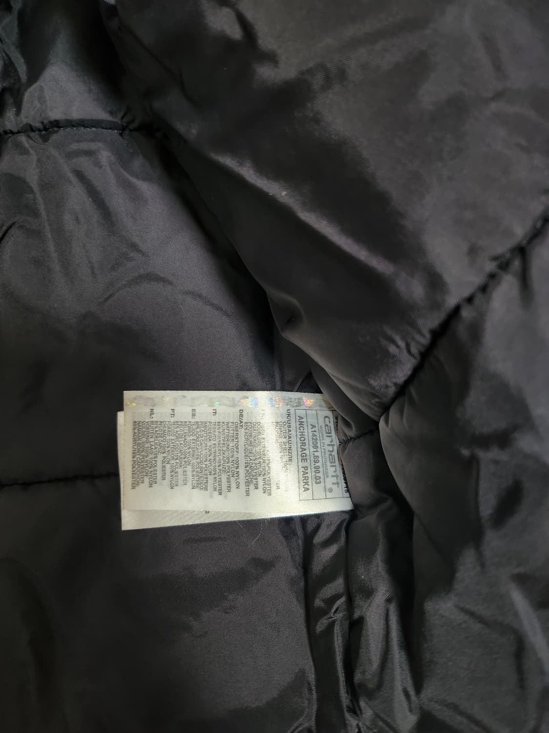 칼하트 파카블랙 상품이미지4