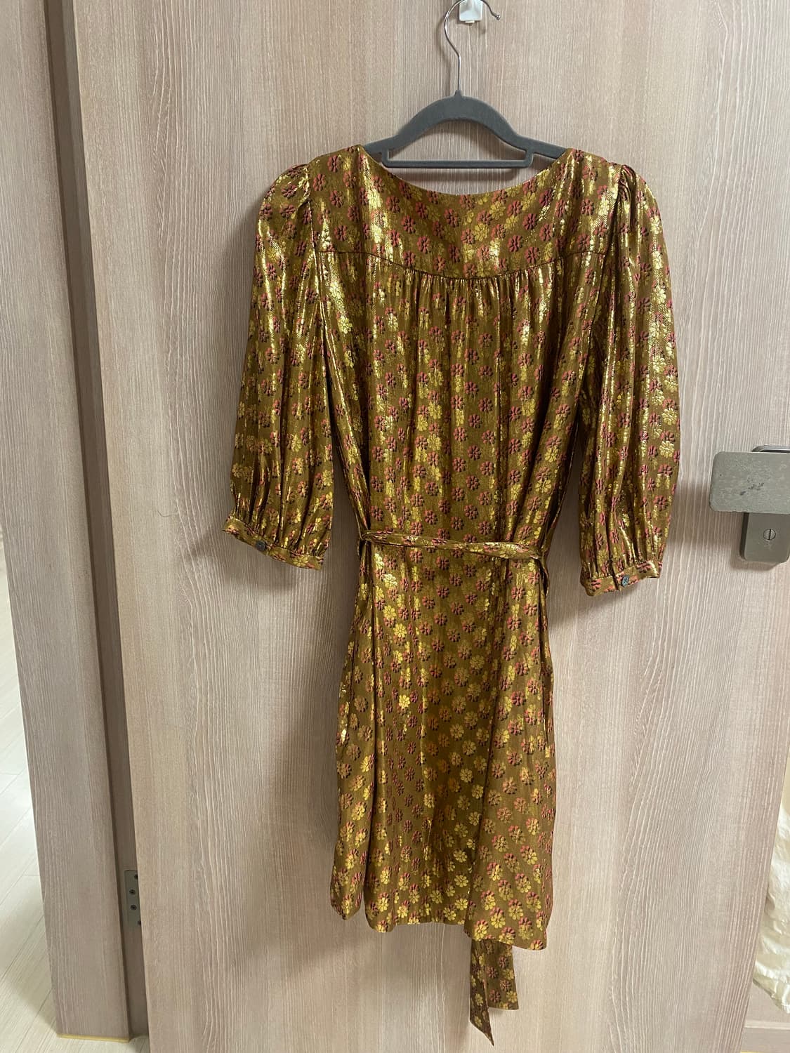 dkny 금사 실크 원피스 상품이미지2