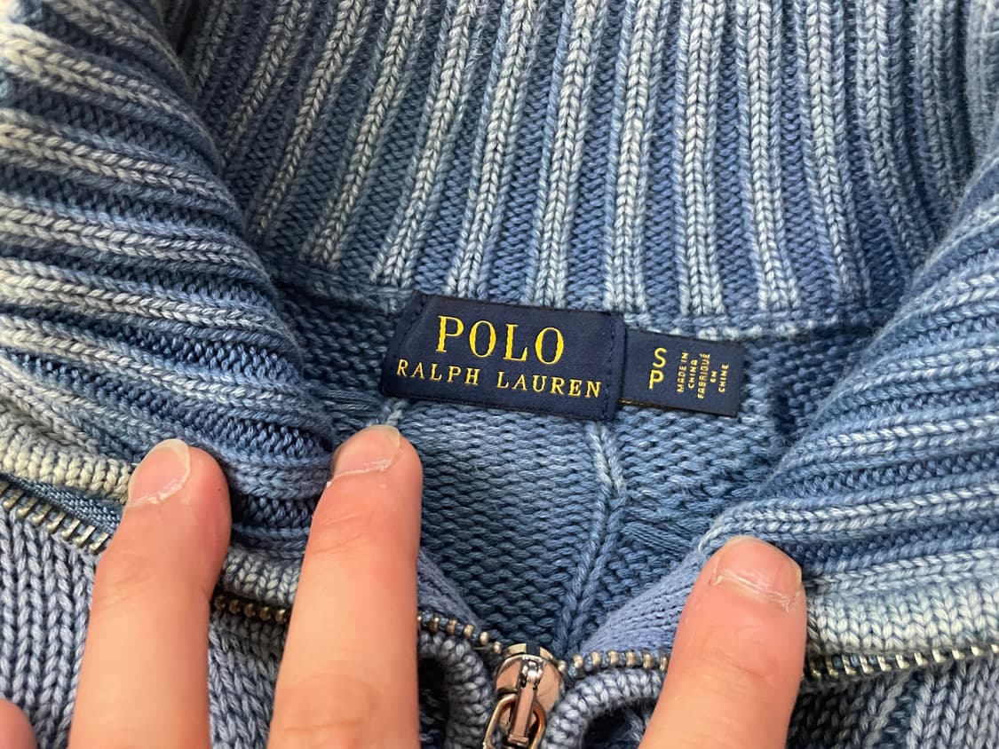 폴로 랄프로렌 케이블 니트집업 J03697 상품이미지6