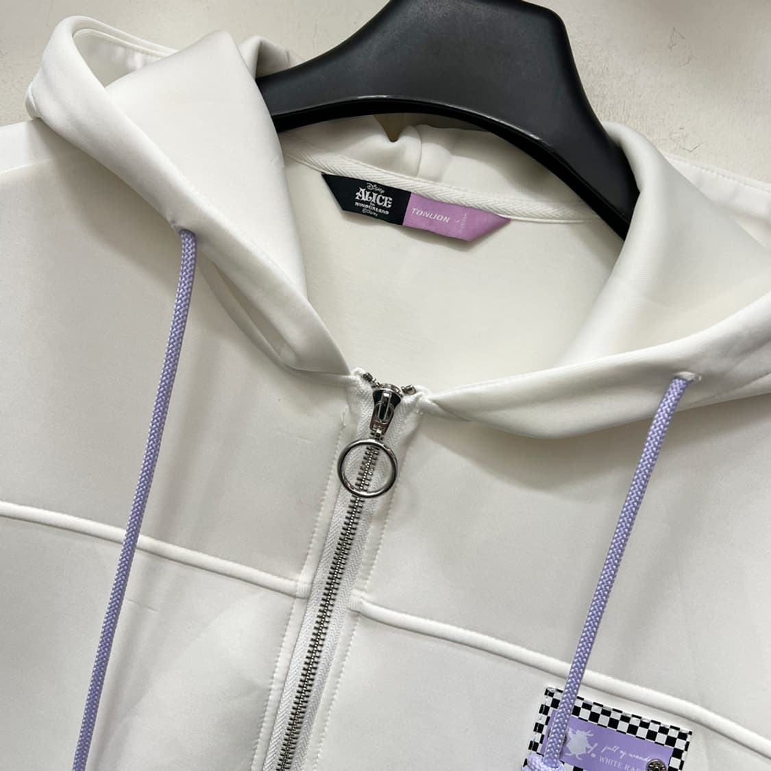 디즈니 앨리스 x Tonlion 네오프렌 오버핏 후드 집업 L 상품이미지3