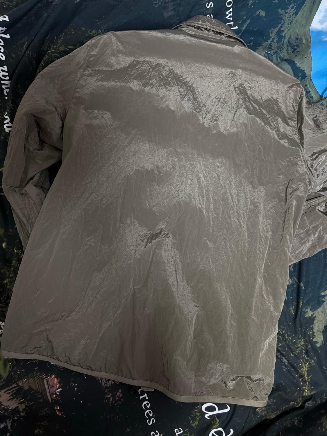 [L] 18fw 스톤아일랜드 나일론메탈 자켓 카키 상품이미지5