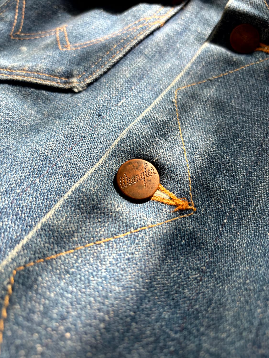 70's 랭글러 M125 데님 트러커 자켓 42 상품이미지6