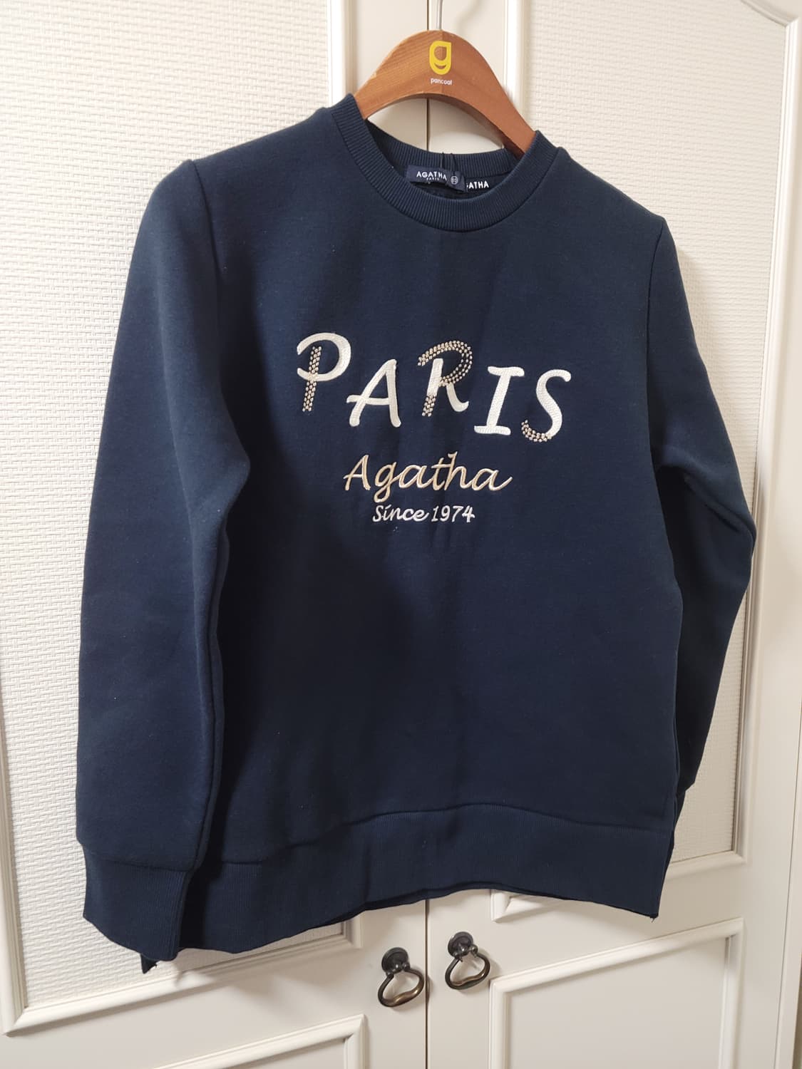 아가타 PARIS 맨투맨 티셔츠 90 새상품 상품이미지5