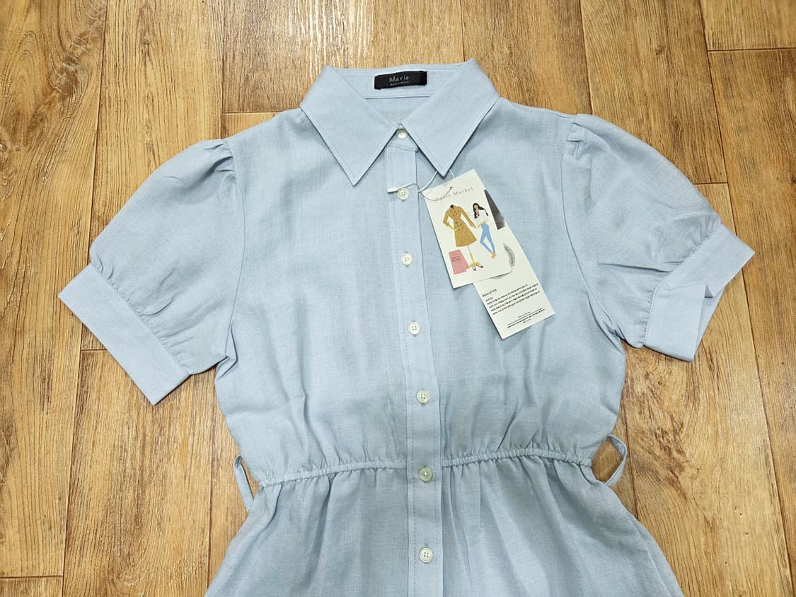 마리마켓(MARIE MARKET) 벨티드원피스 55-66 새상품 상품이미지4