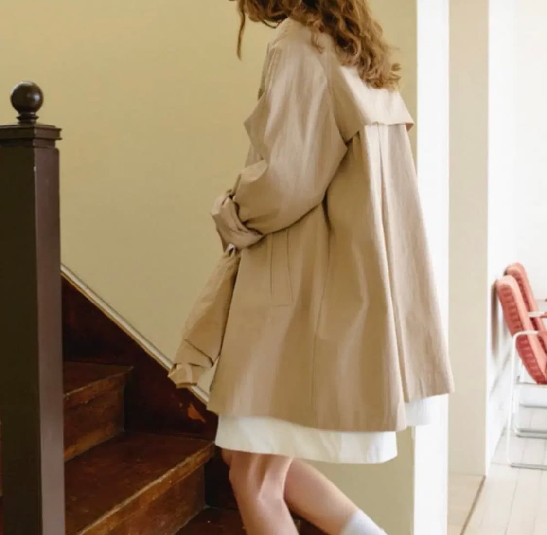 언에디트 Kayla 하프 트렌치 코트 상품이미지2