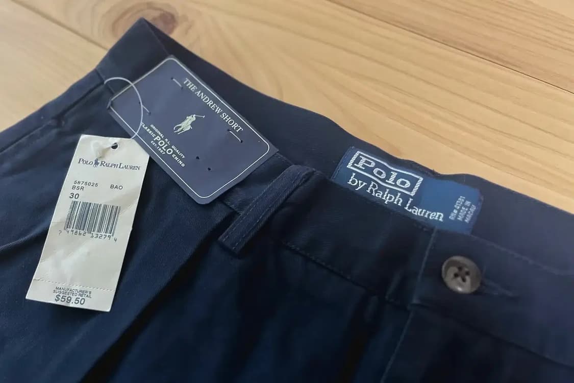 폴로 랄프로렌 앤드류 네이비 반바지 30 사이즈 상품이미지4