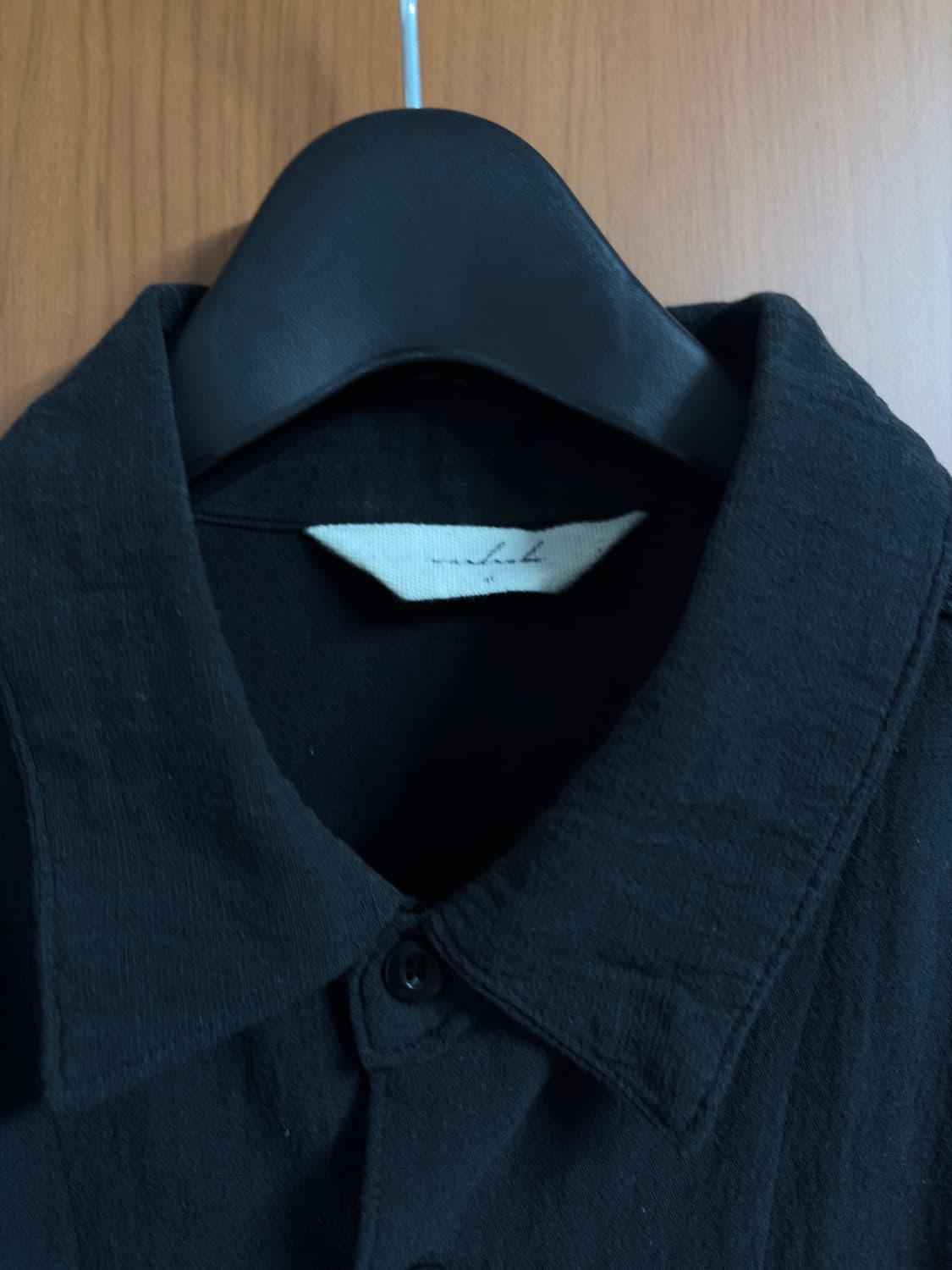 Wardrobe41 워드로브41 빌레셔츠 블랙 M 상품이미지3