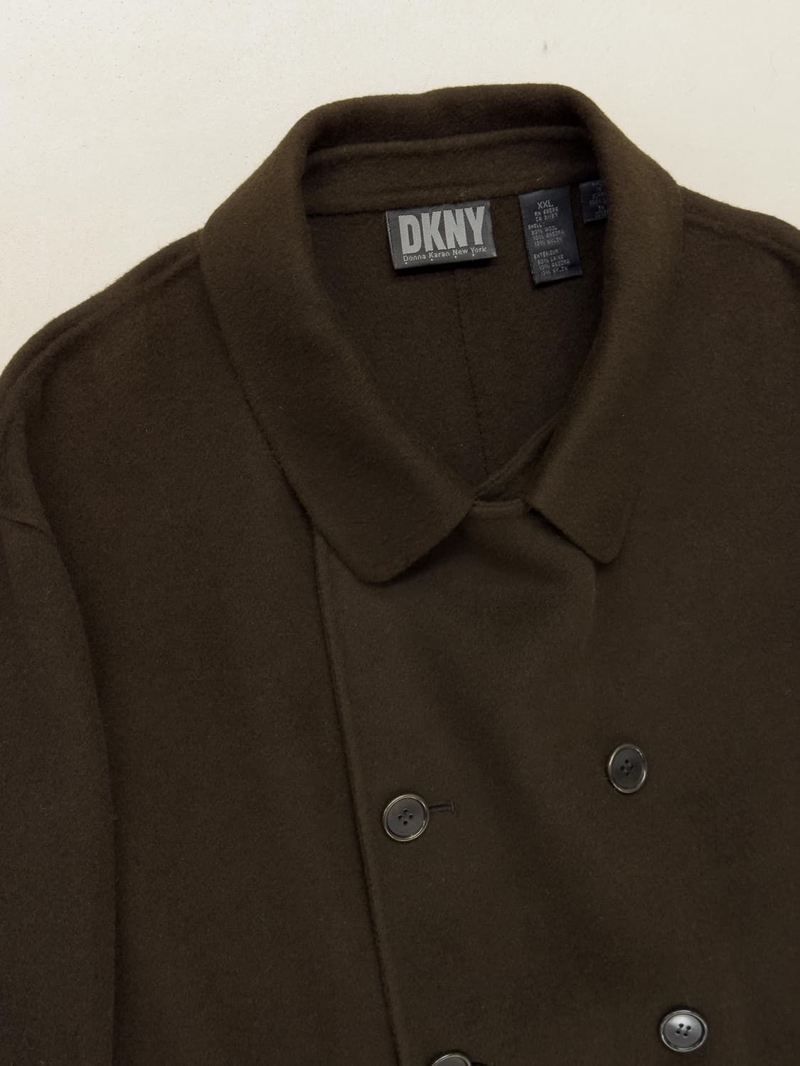 90's DKNY 핸드메이드 코트 상품이미지4