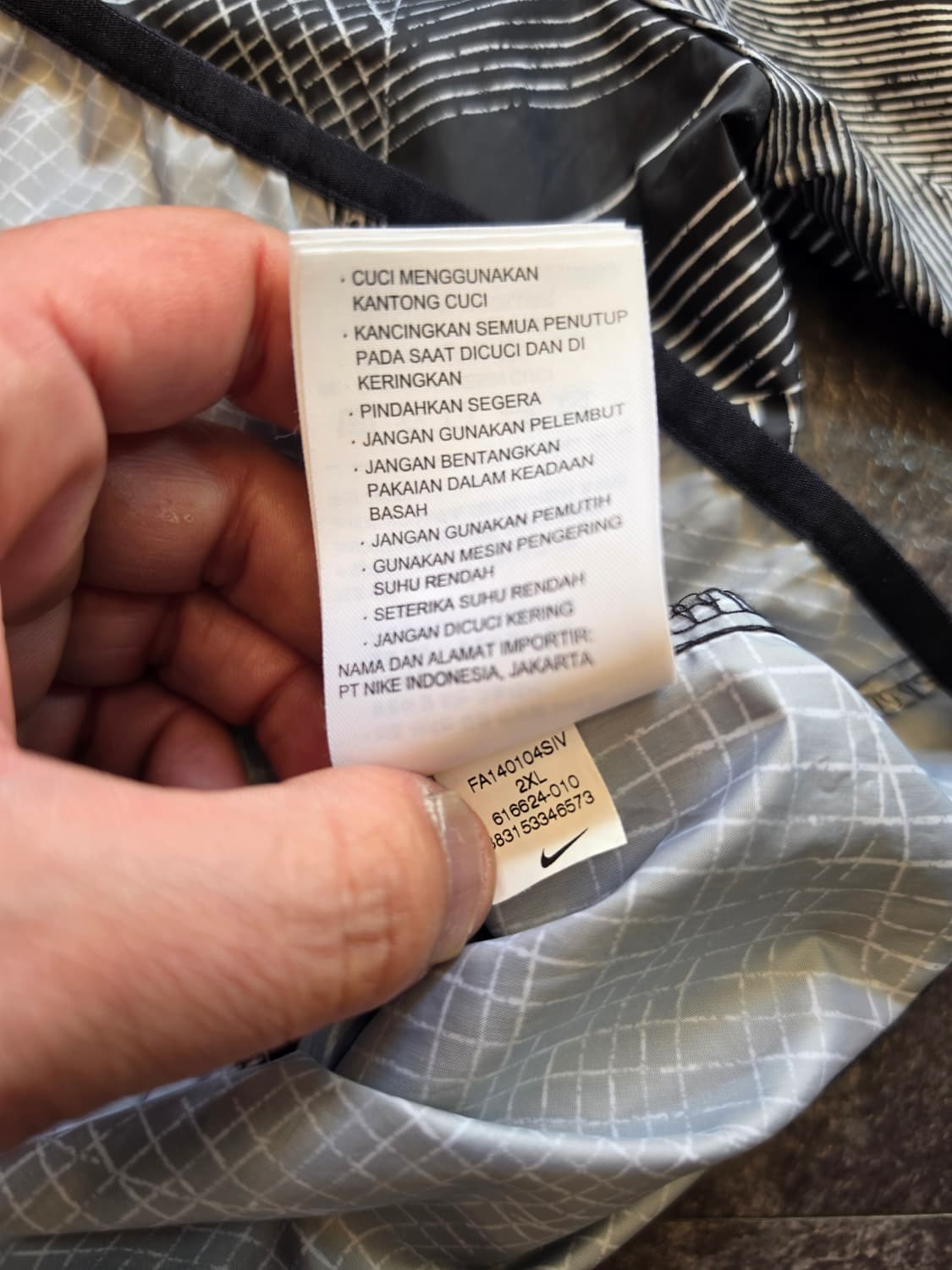 나이키 프린티드 런닝 바람막이 (방풍) - XXL 상품이미지6