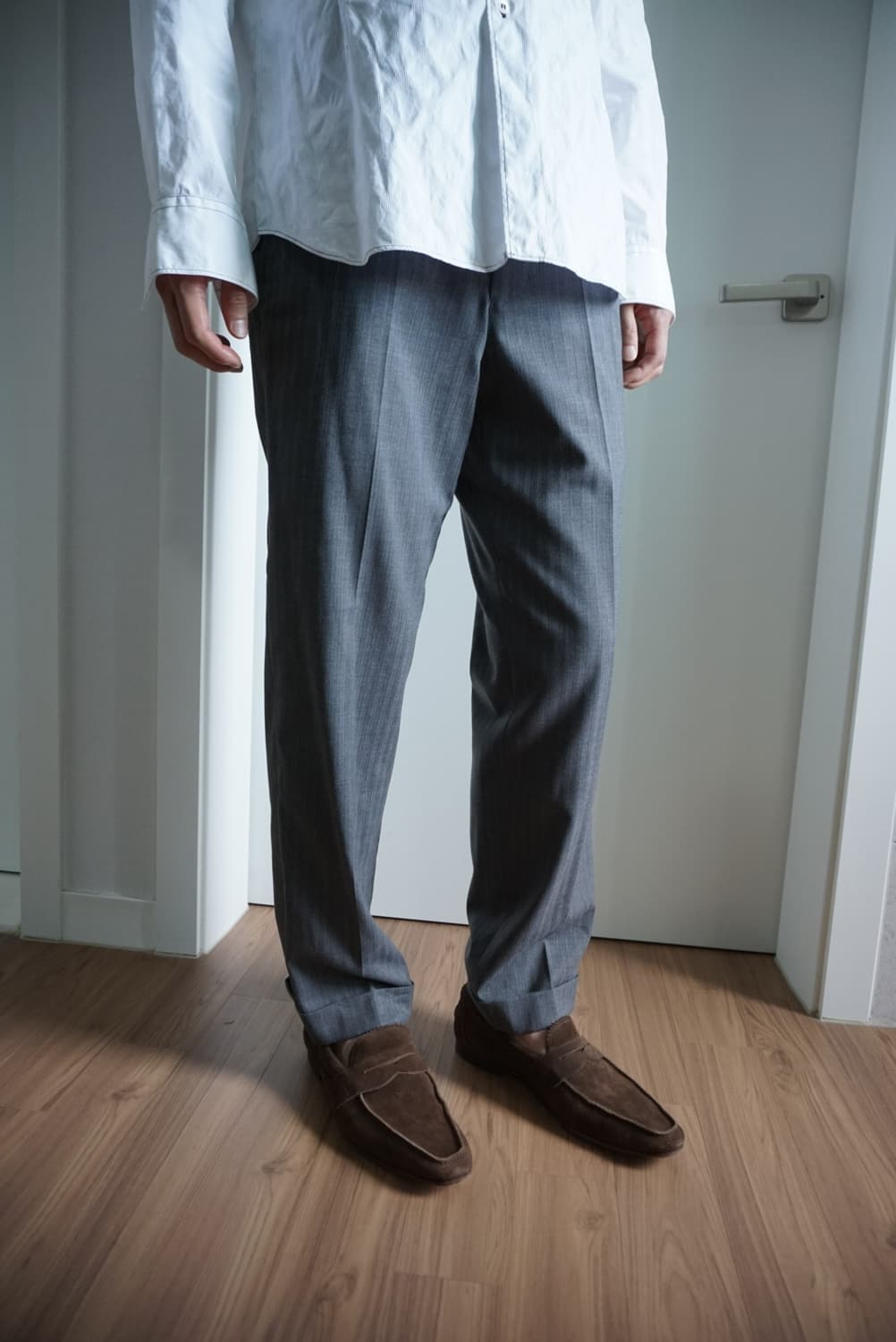 Comme des garcons stripe wool pants 상품이미지1