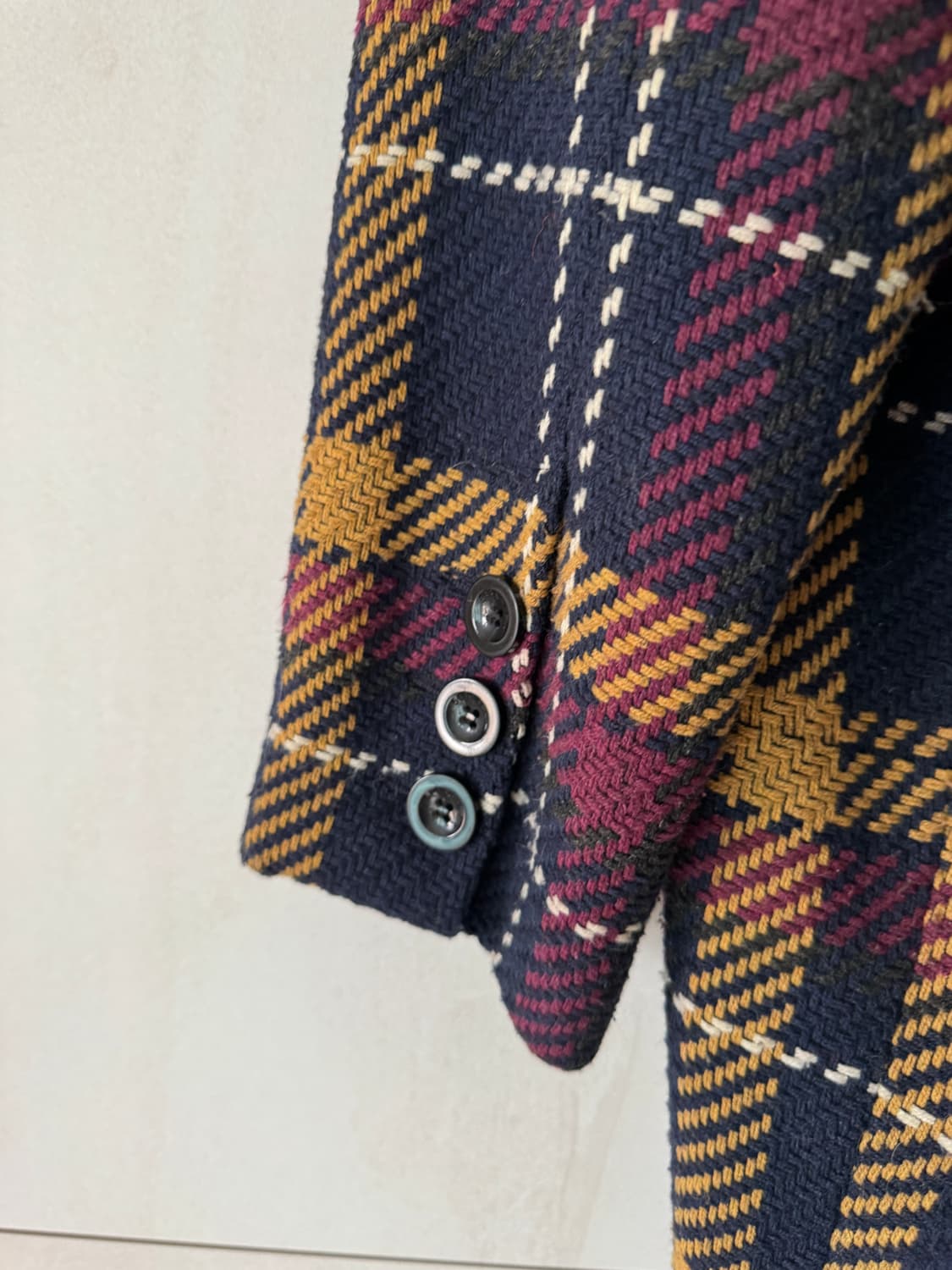 이태리 브랜드 컨디션 최상 5 PRE VIEW 체크 코트 XS(44,55 상품이미지7