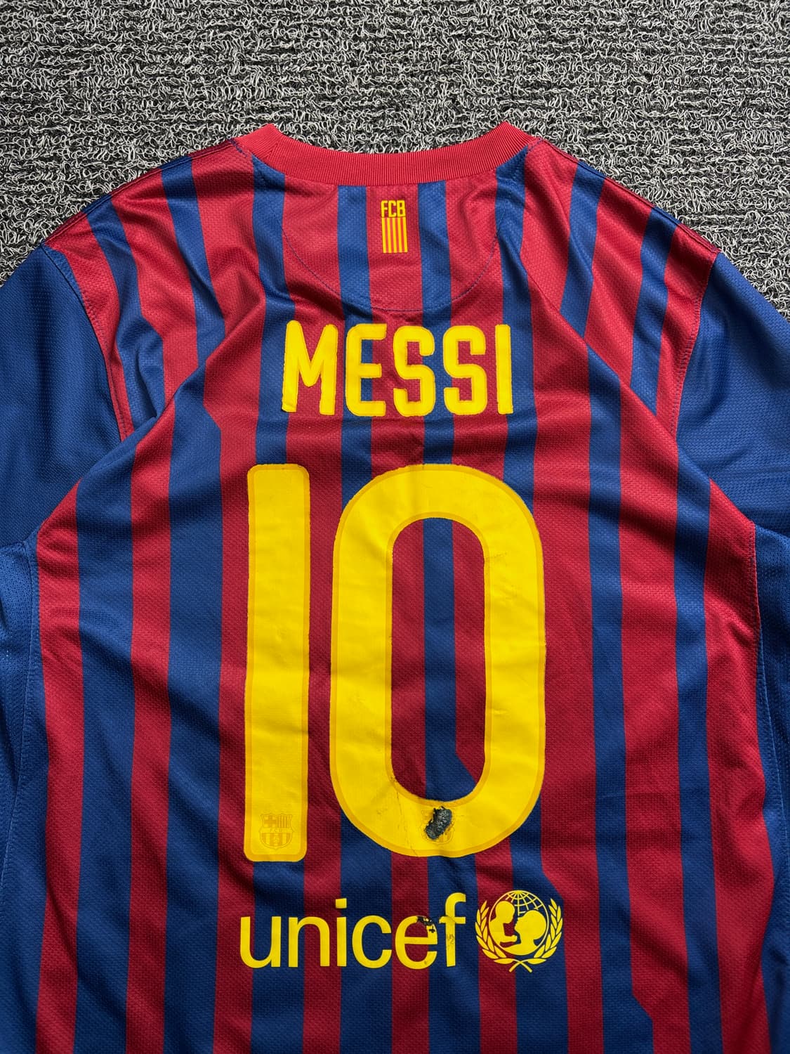 나이키 fc바르셀로나 11-12 리오넬메시 홈 유니폼 2543 상품이미지1