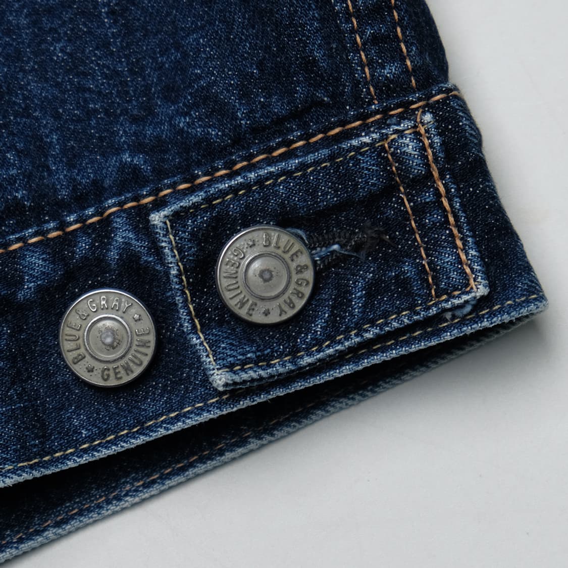 X BEAMS PLUS BLUE & GRAY 2nd trucker  상품이미지10