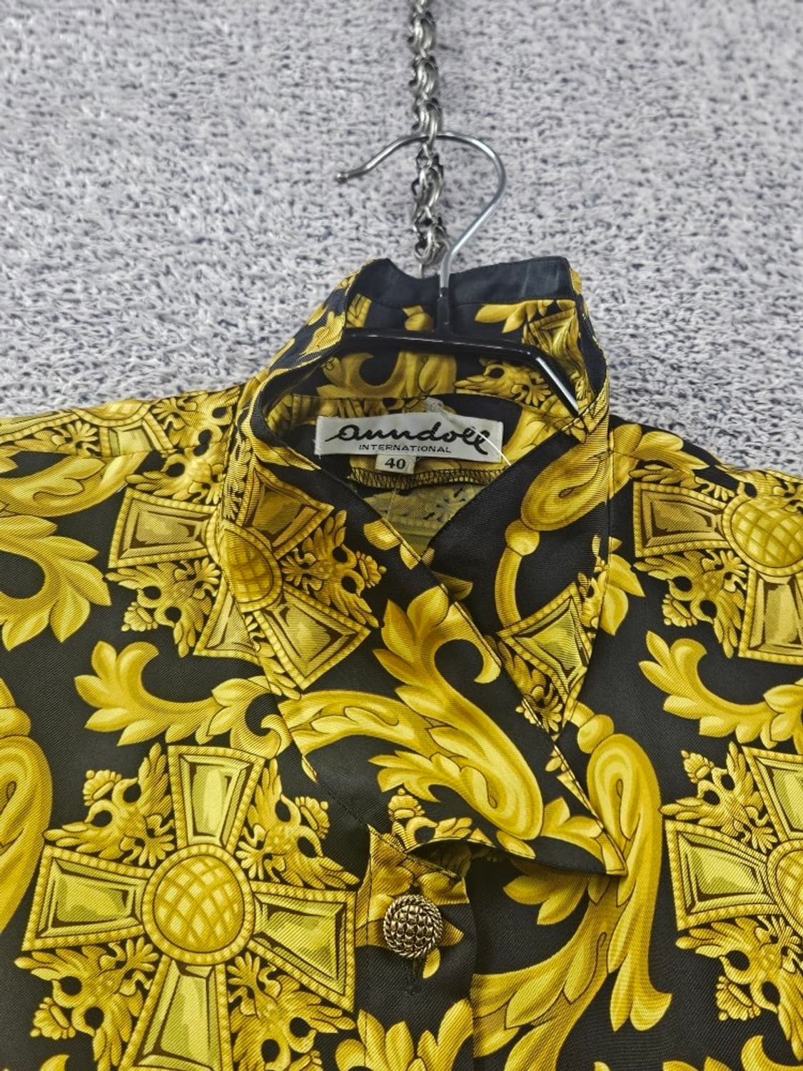 빈티지 골드바로크 패턴 블라우스 셔츠 ( 40 ) / 11245 상품이미지10