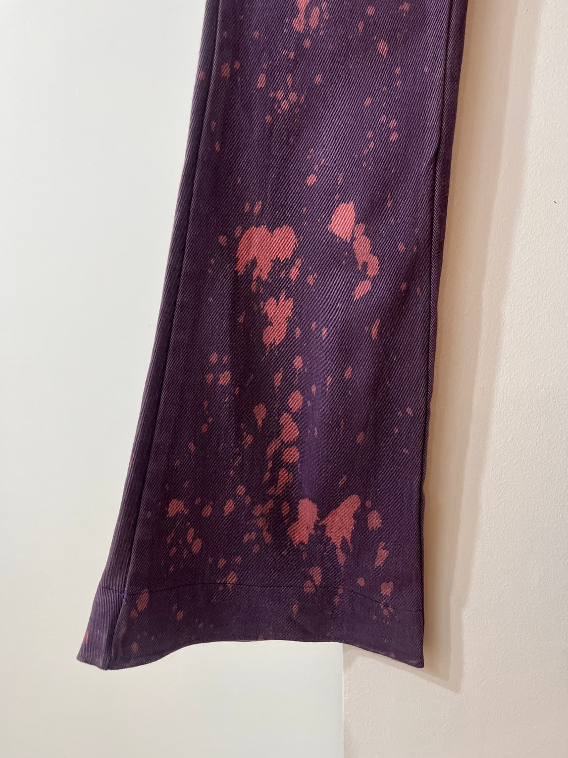 q.co.co tie-dye bellbottom pants 상품이미지3