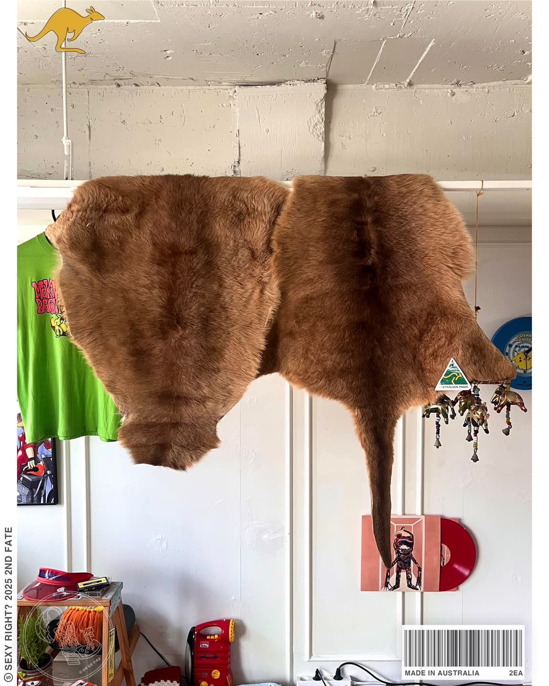 (A)2000s Australian Kangaroo Skin Carpet 상품이미지1