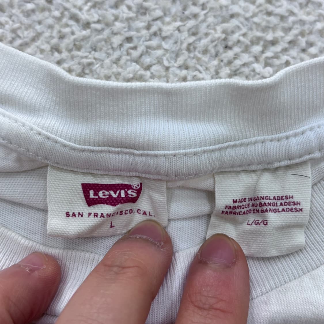 L 리바이스 퍼펙트 반팔 티셔츠 0410E 상품이미지3