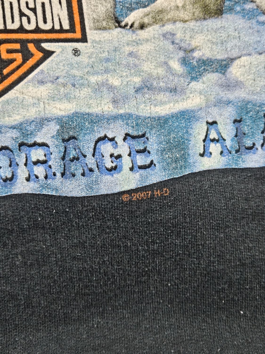 할리데이비슨 알래스카 프론티어 맨투맨 스웻 셔츠 ( 2XL )/10950 상품이미지10