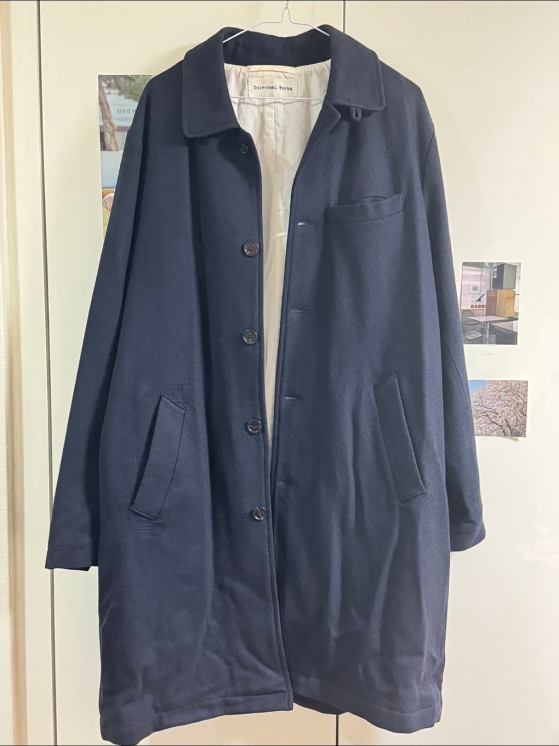 유니버셜웍스 네이비 코트 상품이미지7