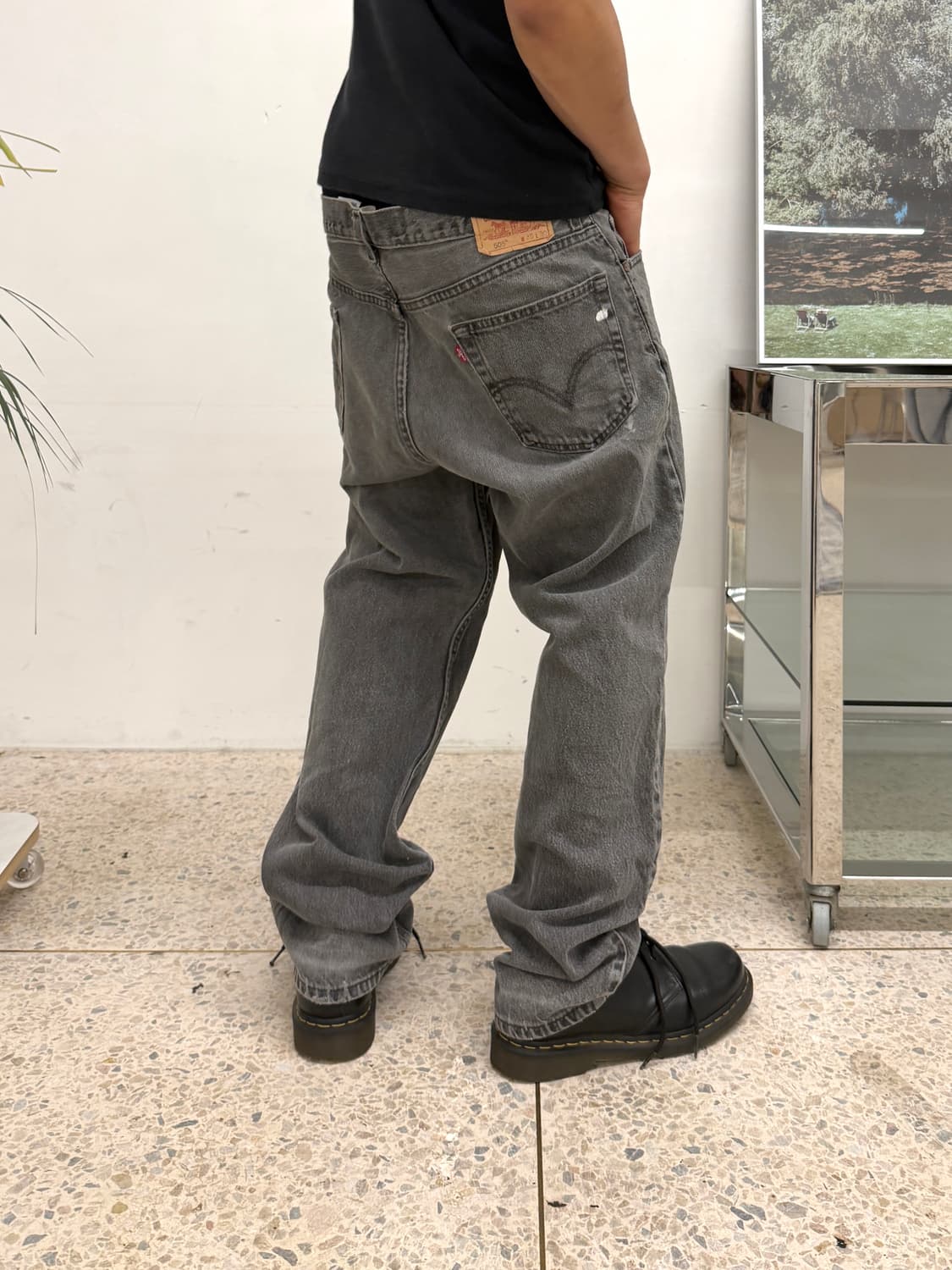 리바이스 505 레귤러 스트레이트 흑청 상품이미지1