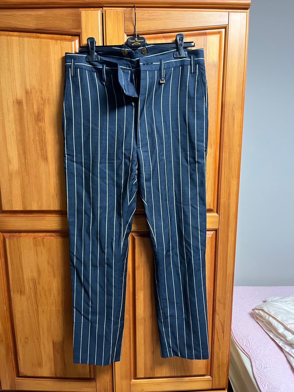 비비안웨스트우드 스트라이프 슬렉스 상품이미지1