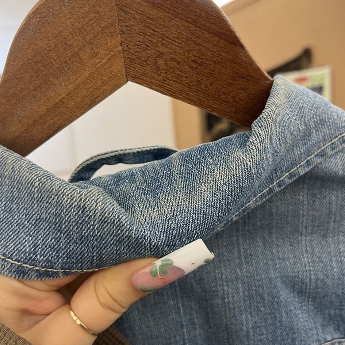 리바이스 올드스쿨 빈티지 스프링 워싱 데님자켓 XL C11024 상품이미지8