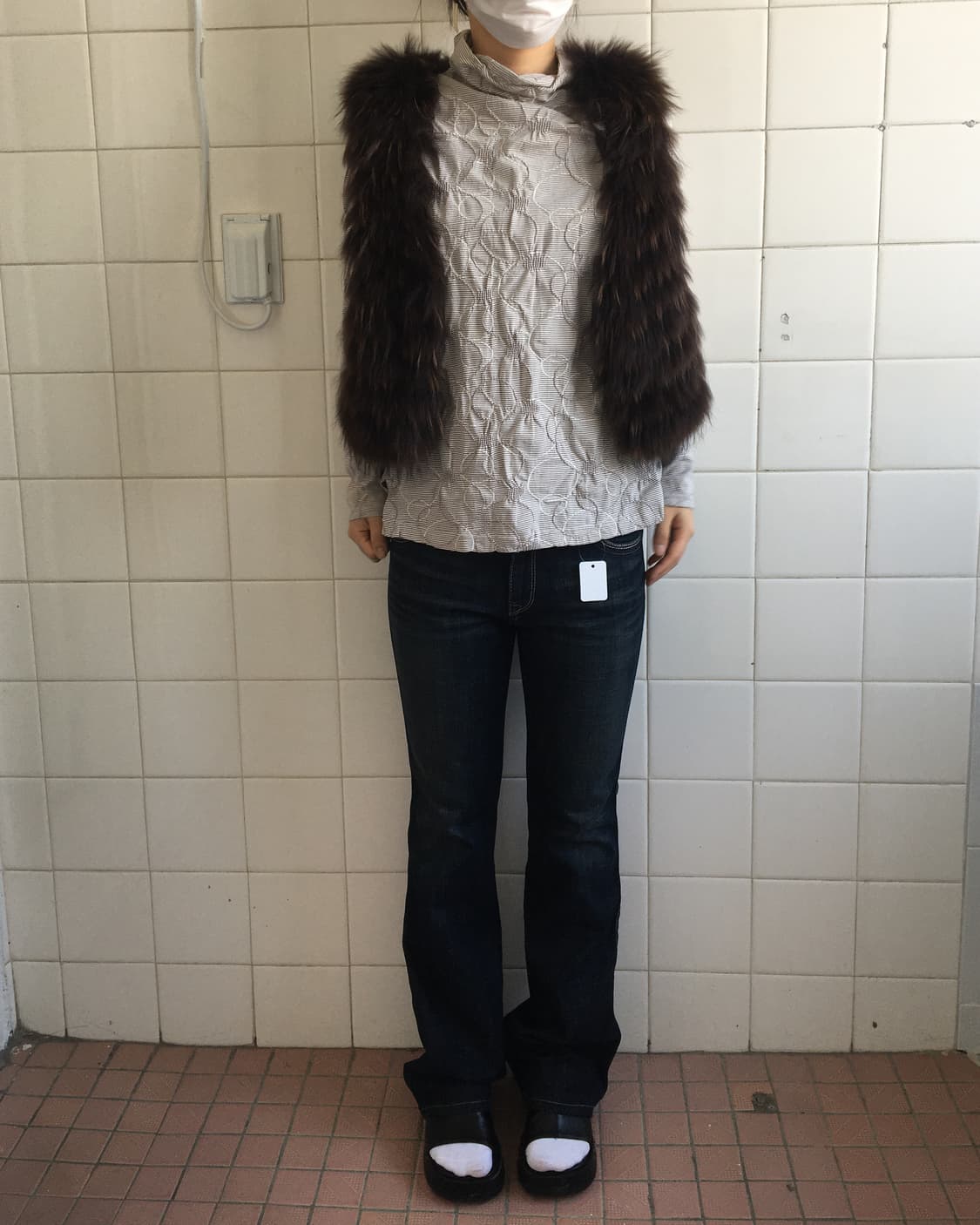 Fur vest 상품이미지4