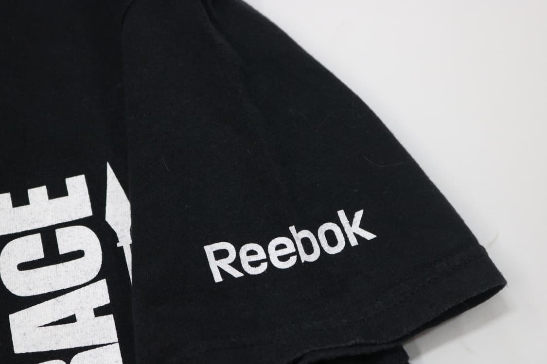 Reebok 리복 빈티지 스파르탄 레이스 그래픽 블랙 티셔츠 (S) 상품이미지7